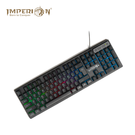 Imperion GC 303 / GC-303 Blaze Storm Keyboard Combo Set Black ( 4 Items in 1 )