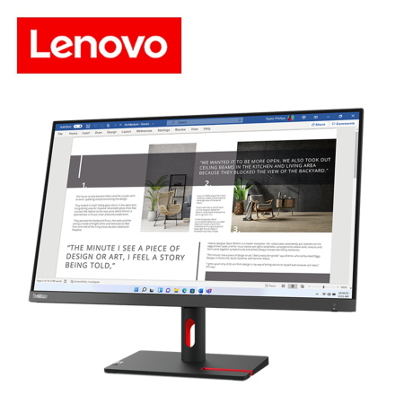 Lenovo ThinkVision S27i-30 27" FHD 100Hz Monitor ( HDMI, VGA, 3 Yr Wrty )