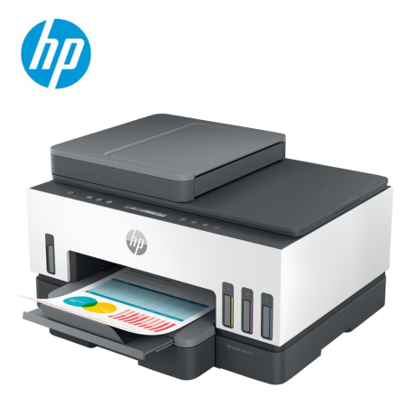 HP Smart Tank 750 Printer Wireless All-in-One Inkjet Printer ( Print, Scan, Copy, ADF )
