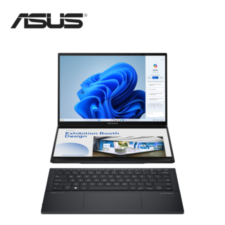 Asus Zenbook Duo 14 OLED UX8406M-APZ032WSM 14" 3K Touch Laptop Inkwell Gray ( CU7-155H, 32GB, 1TB, Intel Arc, W11, HS+M365 )