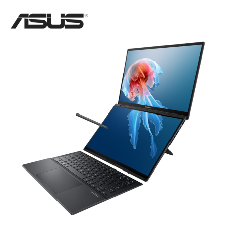 Asus Zenbook Duo 14 OLED UX8406M-APZ032WSM 14" 3K Touch Laptop Inkwell Gray ( CU7-155H, 32GB, 1TB, Intel Arc, W11, HS+M365 )