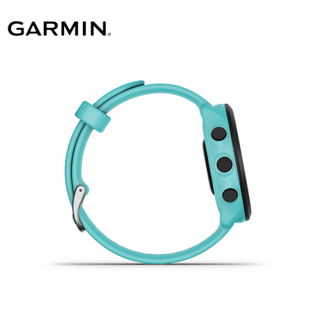 Garmin Forerunner 55 Smartwatch (Black, Aqua)