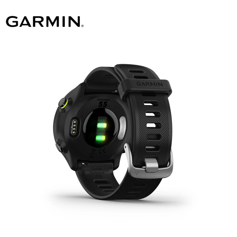 Garmin Forerunner 55 Smartwatch (Black, Aqua)
