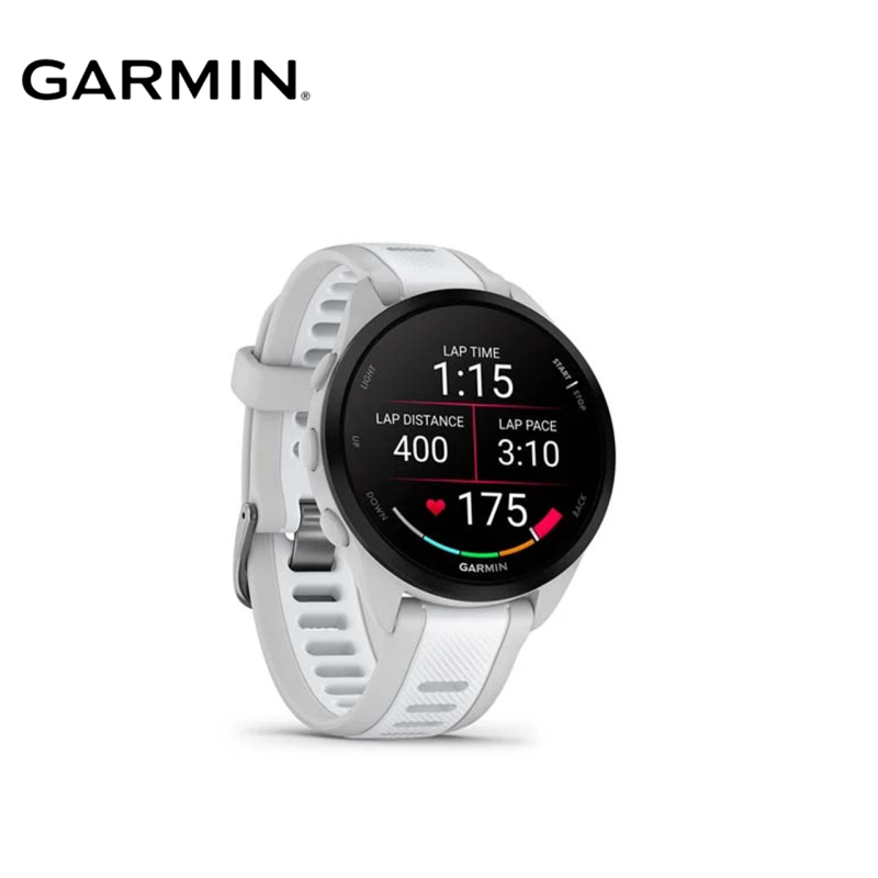 Garmin Forerunner 165 Touch GPS Running Smartwatch (Black/Slate, Mist Grey/Whitestone)