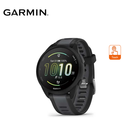 Garmin Forerunner 165 Touch GPS Running Smartwatch (Black/Slate, Mist Grey/Whitestone)