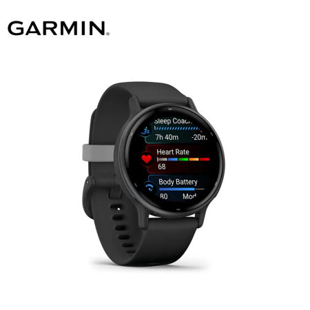 Garmin Vivoactive 5 Touch GPS Smartwatch (Black/Slate, Ivory)