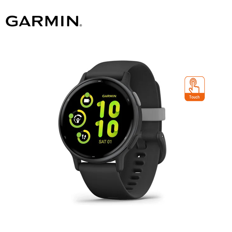 Garmin Vivoactive 5 Touch GPS Smartwatch (Black/Slate, Ivory)
