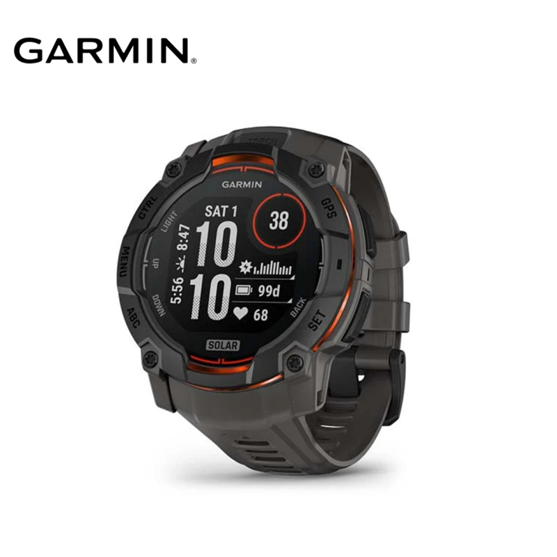 Garmin Instinct 3 Solar Rugged Outdoor GPS Smartwatch
