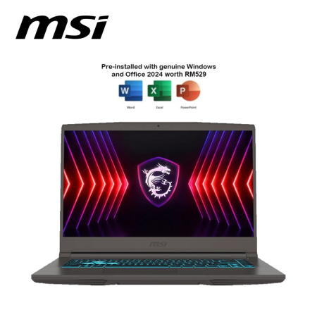 MSI Thin A15 B7VE-605 15.6'' FHD Gaming Laptop Cosmos Gray ( Ryzen 5 7535HS, 8GB D5, 512GB SSD, RTX4050 6GB, W11, HS )