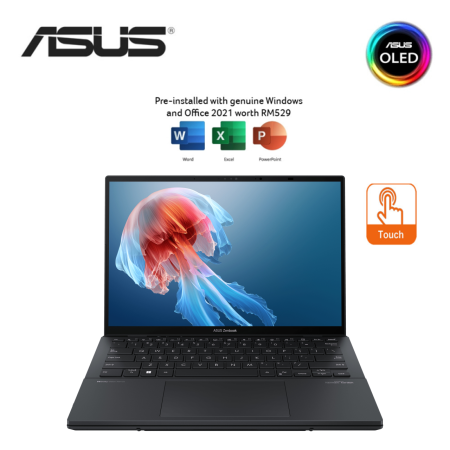 Asus Zenbook Duo 14 OLED UX8406M-APZ032WSM 14" 3K Touch Laptop Inkwell Gray ( CU7-155H, 32GB, 1TB, Intel Arc, W11, HS+M365 )