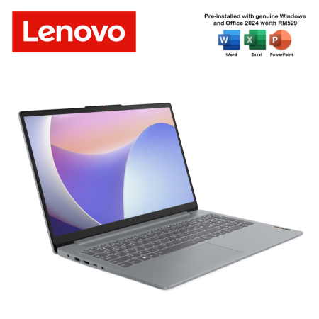 Lenovo IdeaPad Slim 3 15IAN8 82XB00FGMJ 15.6'' FHD Laptop Arctic Grey ( i3-N305, 8GB, 512GB SSD, Intel, W11, HS+M365 )