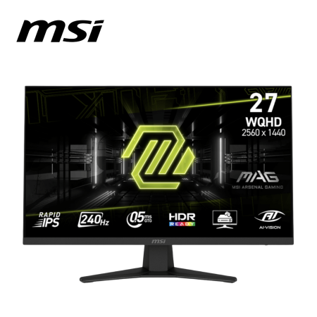 MSI MAG 274QF X24 27" WQHD 240Hz IPS Gaming Monitor ( DP, HDMI, 3 Yrs Warranty )