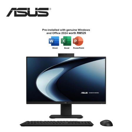 Asus AIO VM640KA-BPC005WS 23.8" FHD All-In-One Desktop PC Black ( AI 5 330, 16GB, 512GB SSD, ATI, W11, HS+M365 )