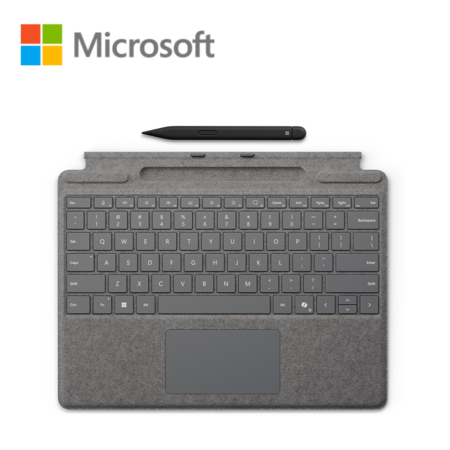 Microsoft Surface Pro Keyboard 11 Edition with Slim Pen (Platinum/Black/Oatmeal)