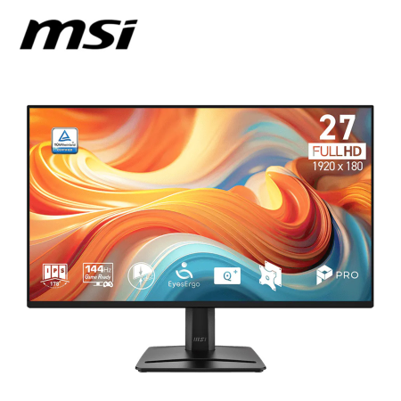 MSI PRO MP275 E14L 27" FHD IPS 144Hz Flat Monitor ( Speaker, HDMI, D-Sub, 3Yrs Warranty )