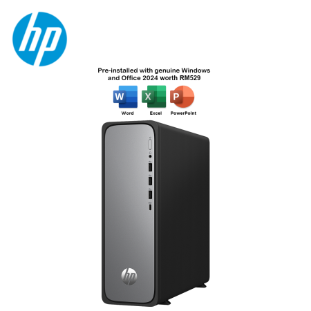 HP OmniDesk S03-0056d Slim Desktop PC ( i3-14100, 8GB, 512GB SSD, Intel, W11, HS+M365 )