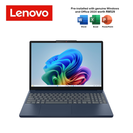Lenovo IdeaPad Slim 3 15IPH11 83UR005CMJ/ 83UR005DMJ 15.3" WUXGA Laptop ( CU5-322, 16GB, 512GB, lntel, W11, HS+M365 )