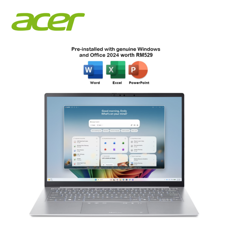 Acer Swift Edge 14 AI OLED laptop
