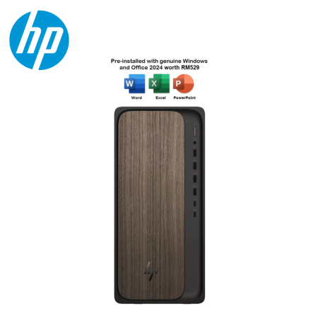 HP OmniDesk M03-0029D Dark Wood Desktop AI ( CU7 265, 16GB, 512GB SSD, RTX™ 5060 8GB, W11, HS+M365 )