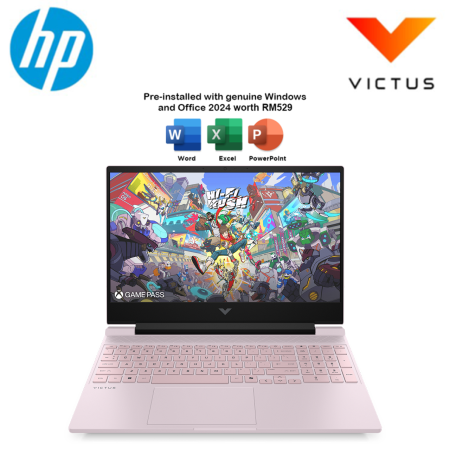 HP Victus 15-fa2607TX / 15-fa2608TX / 15-fa2609TX 15.6" FHD 144Hz Gaming Laptop ( i5-13420H, 16GB, 512GB, RTX3050, W11, HS+M365)