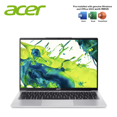 Acer Aspire Lite 14 AL14-45P-R1LF 14" WUXGA IPS Laptop Pure Silver ( R3 5400U, 8GB, 512GB SSD, ATI, W11, HS+M365 )