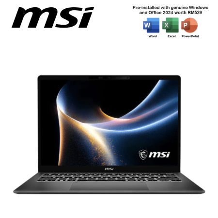MSI Prestige 14 AI+ D3MG-225 14''FHD+ Oled Laptop ( CU7 355, 32GB, 1TB SSD, Intel, W11, HS )