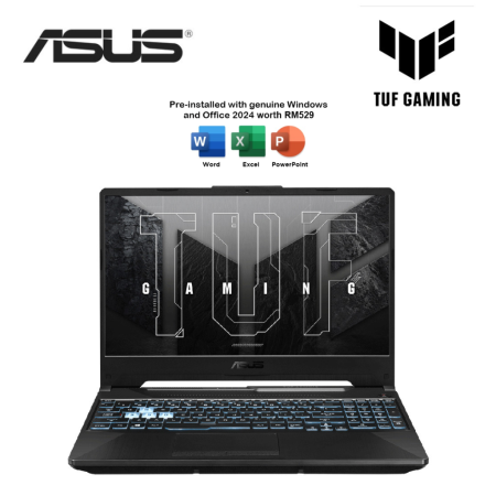 ASUS TUF Gaming A15 FA506N-CGHN777WS 15.6 FHD 144Hz Gaming Laptop (R7-8845HS, 8GB, 512GB, RTX3050, W11, HS+M365)