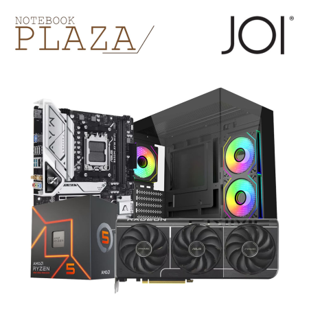 JOI WIFI AMD R5 7K SERIES RX9060XT CTO GAMING PC ( R5 7500F, 32GB, 500GB, RX9060XT 16GB, W11P TRIAL )