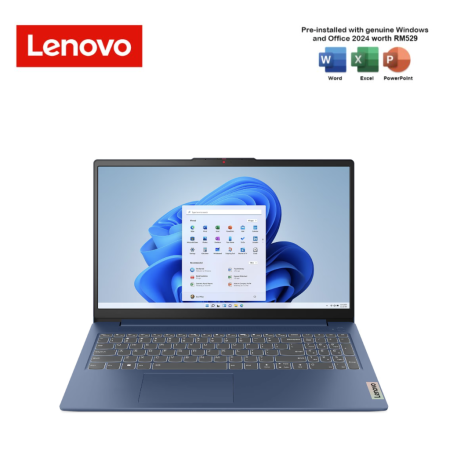Lenovo Ideapad Slim 3 15AMN8 82XQ01R3MJ/82XQ01R4MJ 15.6" FHD IPS Laptop (R5 40, 16GB, 512GB SSD, ATI, W11, HS+M365)