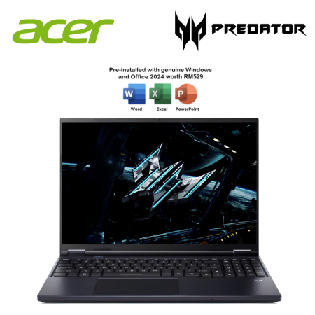 Acer Predator Helios Neo 16 AI PHN16-I31-73TC 16" WQXGA Gaming Laptop (  i7-14650HX, 16GB, 1TB, RTX5060 8GB, W11, HS+M365)
