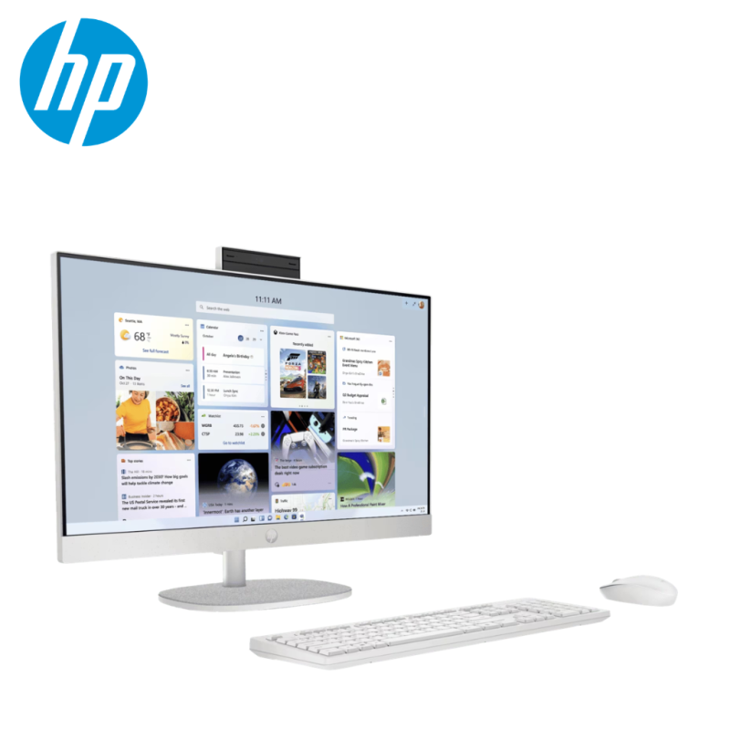 HP 24-cr0259d 23.8" FHD All-in-One Desktop PC ( i5-1334U, 8GB, 512GB SSD, Intel, W11, HS+M365 )