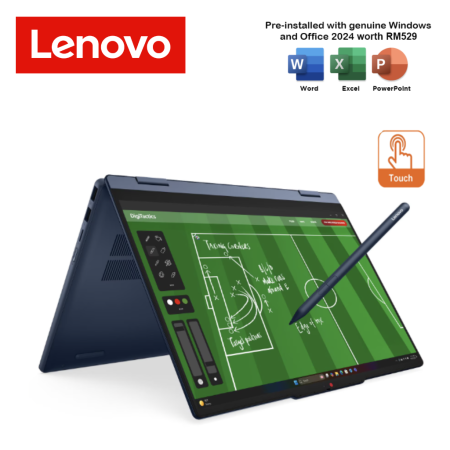 Lenovo IdeaPad 5 14IPH11 83UG004MMJ / 83UG004NMJ 14" WUXGA Touch 2-in-1 Laptop (CU5 322, 16GB, 512GB SSD, Intel, W11, HS+M365)