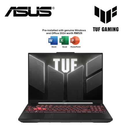 Asus TUF A16 FA607N-UQRL788WS 16" FHD+ 144Hz Gaming Laptop ( R7 170, 8GB, 512GB SSD, RTX4050 6GB, W11, HS+365 )