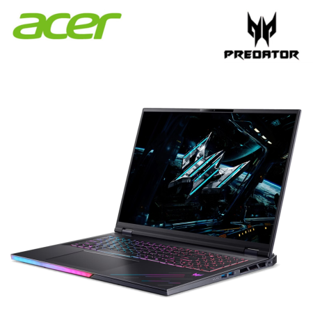 Acer Predator Helios 18 AI PH18-I71-961F 18" 4K 120Hz Gaming Laptop (CU9 290HX+, 48GB, 1TB SSD, RTX5090 24GB, W11, HS+M365)