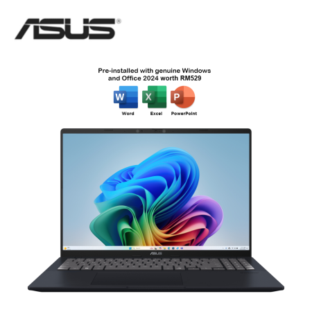 Asus Vivobook 16 A1607Q-AMB155WS/A1607Q-AMB156WS 16'' WUXGA Laptop ( SD X X126100, 16GB, 512GB SSD, Qualcomm, W11, HS+M365 )