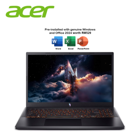 Acer Nitro V 15 ANV15-52-505D 15.6" FHD 180Hz Gaming Laptop ( C5 210H,16GB,512GB SSD, RTX5050, W11,HS+M365)