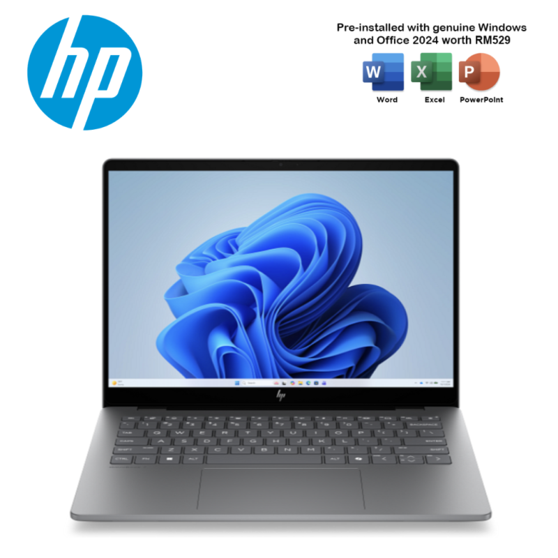 HP OmniBook 7 AI 14-kk0006AU / 14-kk0007AU / 14-kk0008AU 14" 2K IPS Laptop ( R5 240, 16GB, 512GB SSD, ATI, W11, HS+M365 )