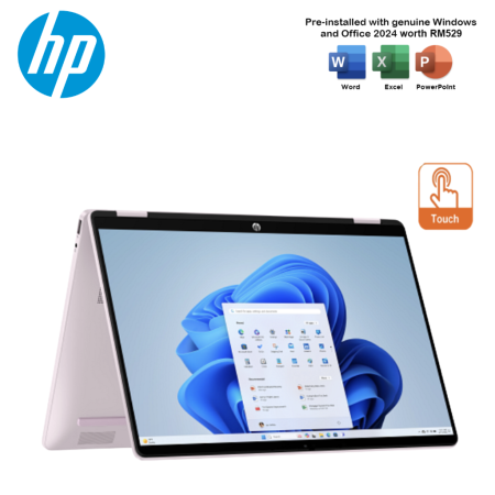 HP OmniBook 5 Flip 14-fp0149TU / 14-fp0150TU 14" 2K Touch 2-in-1 Laptop ( C5-120U, 16GB, 512GB, Intel, W11, HS+M365 )