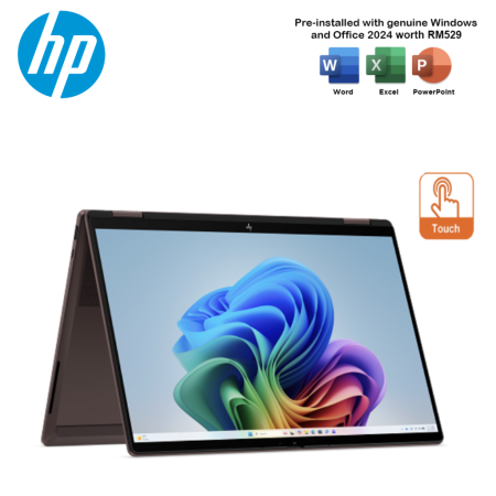 HP OmniBook X Flip AI 14-kc0086AU / 14-kc0087AU 14" 2K Touch 2-in-1 Laptop ( AI 5 435, 16GB, 512GB SSD, ATI, W11, HS+M365 )