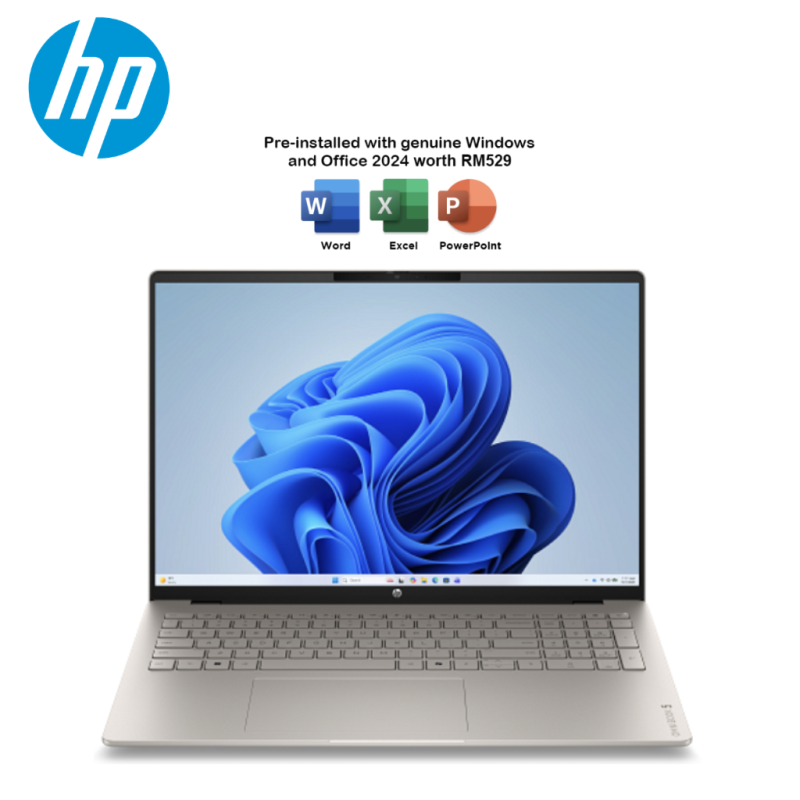 HP OmniBook 5 16-bn0021TU / 16-bn0022TU / 16-bn0023TU 16" 2K Laptop ( C5 120U,16GB, 512GB SSD, Intel, W11, HS+M365 )