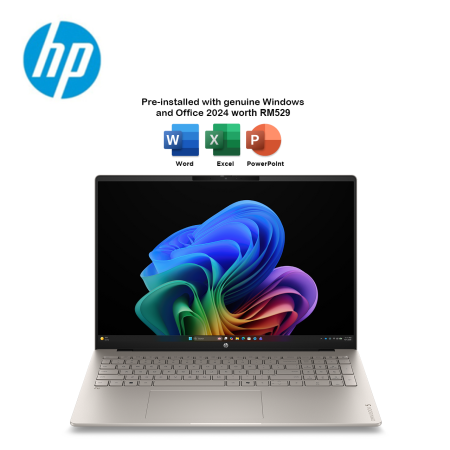 HP OmniBook 5 NGAI 16-bp0058AU/16-bp0059AU/16-bp0060AU/16-bp0061AU 16" 2K Laptop (AI 7 445, 16GB, 512GB SSD, ATI, W11, HS+M365)