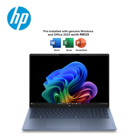 HP OmniBook 5 NGAI 16-bm0089TU/16-bm0090TU/16-bm0091TU/16-bm0092TU 16" 2K Laptop (CU5-322, 16GB, 512GB SSD, Intel, W11, HS+M365)