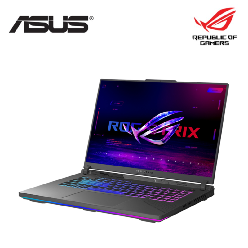 ASUS ROG Strix G16 G614P-HTS157WP 16" 2.5K 300Hz Gaming Laptop (R7-8745HX, 16GB, 512GB SSD, RTX5050 8GB, W11)