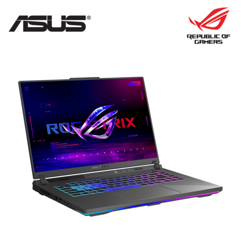 ASUS ROG Strix G16 G614P-HTS157WP 16" 2.5K 300Hz Gaming Laptop (R7-8745HX, 16GB, 512GB SSD, RTX5050 8GB, W11)