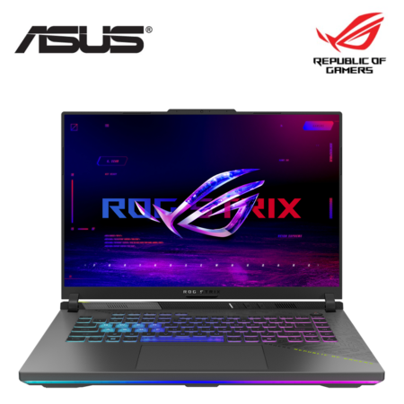 ASUS ROG Strix G16 G614P-HTS157WP 16" 2.5K 300Hz Gaming Laptop (R7-8745HX, 16GB, 512GB SSD, RTX5050 8GB, W11)