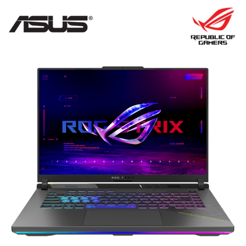 ASUS ROG Strix G16 G614P-HTS157WP 16" 2.5K 300Hz Gaming Laptop (R7-8745HX, 16GB, 512GB SSD, RTX5050 8GB, W11)