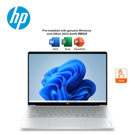 HP OmniBook 5 AI 14-hn0016AU/14-hn0018AU 14" 2K OLED Touch Laptop (R5-230, 16GB, 512GB SSD, ATI, W11, HS+M365)
