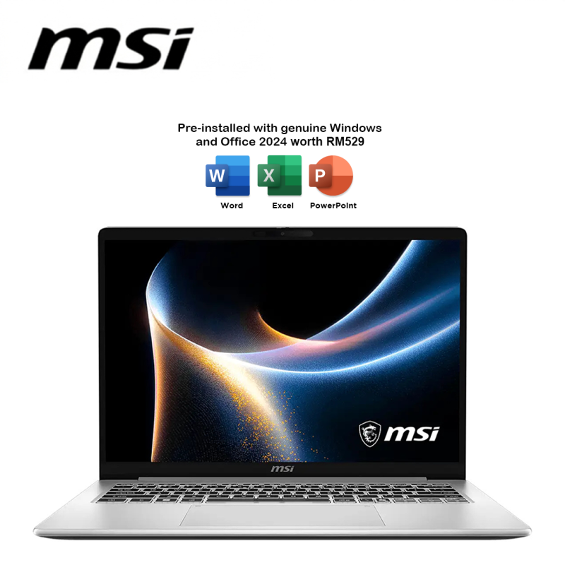 MSI Modern 14S G3MG-024 14" FHD+ Laptop (C5-320, 16GB, 512GB SSD, Intel, W11, HS+M365)