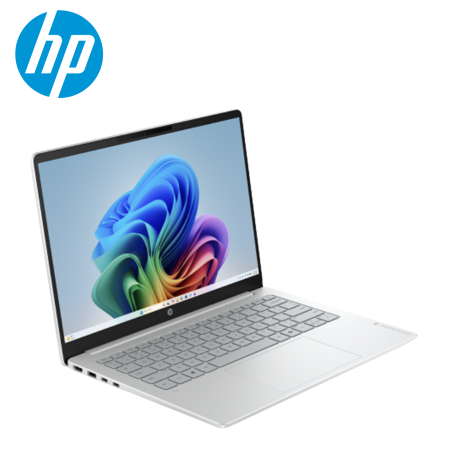 HP OmniBook 3 14-hz0063QU 14" 2K IPS AI Laptop ( SX X1-26-100,16GB, 512GB SSD, Qualcomm, W11, HS+M365 )