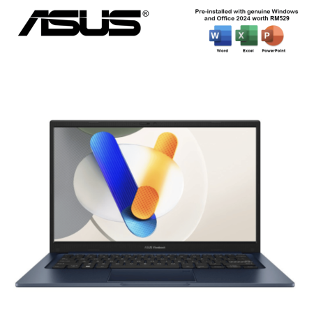 Asus Vivobook 14 A1404V-AEB107WSP / A1404V-AEB108WSP 14" FHD IPS Laptop ( C5 120U, 16GB, 512GB SSD, Intel, W11, HS+M365 )